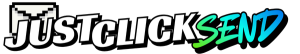 header image - just click send brand image