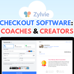 Zylvie shopping cart logo image