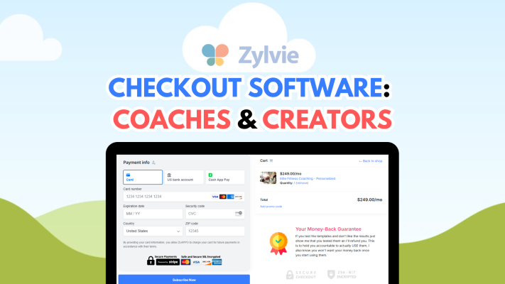 Zylvie shopping cart logo image